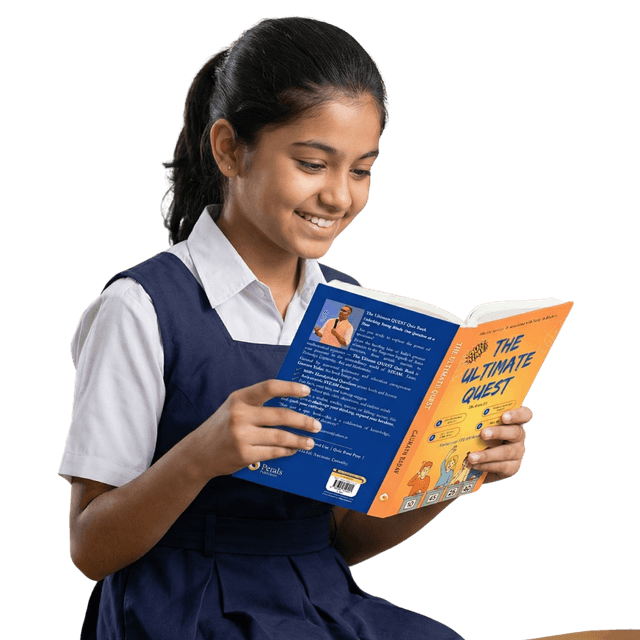Student reading book